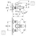 Cмеситель для ванны Grohe BauLoop New M-Size 23603001 однорычажный Хром