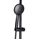 Lidz Aria 1031 Душевая система для кабины на три потребителя (с изливом) (k35) Black