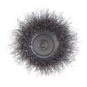 Щетка чашечная 75 мм для дрели, 1/4" (витая проволока) INTERTOOL BT-9075