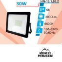 Прожектор RIGHT HAUSEN SOFT LINE LED 30W 6500K IP65 Черный HN-191132  