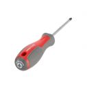Отвертка крестовая PZ1*100 мм, CR-V INTERTOOL VT-3332