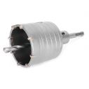 Сверло корончатое по бетону 65 мм + Переходник SDS Plus 100мм INTERTOOL SD-7065