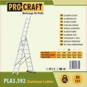 Лестница алюминиевая универсальная Procraft PLA3.592