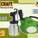 Краскопульт электрический Procraft PSE600 (3 сопла, регулировка распыления)