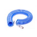 Шланг спиральный полиуретановый INTERTOOL PT-1707, 10 м, 5,5x8 мм, 15 атм