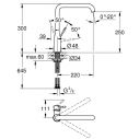 Смеситель для мойки Grohe Essence Черный (30505KF0)