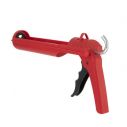 Пистолет для выдавливания силикона, усиленный пластик INTERTOOL HT-0027