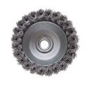 Щетка чашечная 100 мм, для УШМ, М14 (пучки витой провол) INTERTOOL BT-2100
