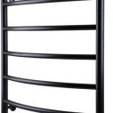 Полотенцесушитель UNIO LD W 700-500-7 BLK Лесенка Дуга вода черная