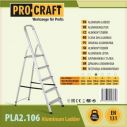 Лестница-стремянка алюминиевая Procraft PLA2.106
