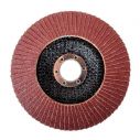 Диск шлифовальный лепестковый 125x22мм, зерно K100 INTERTOOL BT-0210