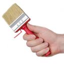 Кисть макловица 70*30 мм, пластиковая ручка INTERTOOL KT-1816