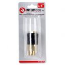 Быстроразъемное соединение с наружной резьбой 3/8", латунь INTERTOOL PT-1819
