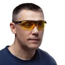 Очки защитные желтые, материал линз поликарбонат INTERTOOL SP-0093