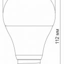 Лампа светодиодная VIDEX A60e 10W E27 4100K с датчиком освещения (VL-A60e-10274-N)