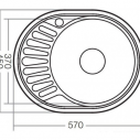 Мойка ZERIX Z5745-08-180E satin
