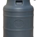Бочка (бидон) непищевая Пласт Бак с пластиковыми ручками 100л черная