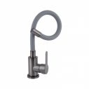 Смеситель для кухни Pure-015-F3/Graphite с гибким изливом (47058)