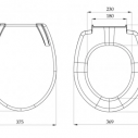 Крышка для унитаза NIKIPLAST Magnolia c микролифтом (01389)