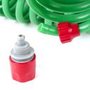 Шланг для полива спиральный 7,5 м с конекторами INTERTOOL GE-4001
