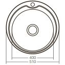 Мойка ZERIX Z510-06-170E (SATIN)