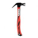 Молоток столярный 450 г, ручка из фибергласса. INTERTOOL HT-0223