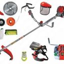 Бензокоса PROСRAFT 357 GBC PROFESSIONAL Europe (2 ножа, 3 катушки, цельная ручка)