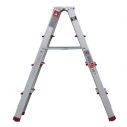 Стремянка алюминиевая двусторонняя 4 ступени, высота 876 мм INTERTOOL LT-1104