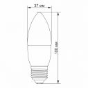 LED лампа TITANUM C37 6W E27 4100K