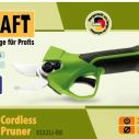 Акумуляторний секатор Procraft ES22Li (без акб та зп)