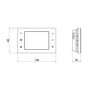 Недельный программируемый сенсорный термостат c WiFi (220v) Thermo Alliance ТА-2701WiFi