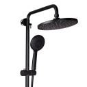 Lidz Aria 1030 Душевая система для кабины на три потребителя (с изливом) (k35) Black