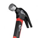 Молоток столярный 450 г, ручка из фибергласса. INTERTOOL HT-0223