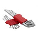 Набор Г-образных шестигранных удлиненных ключей 9 ед., INTERTOOL HT-0602