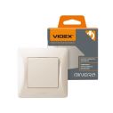 1-клавишный выключатель VIDEX Binera Кремовый (VF-BNSW1-CR)