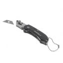Нож трапецевидный 9 мм мини, складной, SK5, алюмин рукоятка INTERTOOL HT-0532