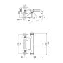 Qtap Robin Смеситель для ванны QTROB3060102K Black Chrome