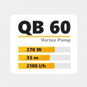 Насос QB 60 вихревой TEKK HAUS