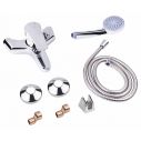 Lidz Tani 006 Смеситель для ванны (c душевым гарнитуром) (k40) Chrome (41 86)