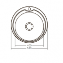Мойка ZERIX Z510-08-180D Decor