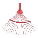 Грабли веерные усиленные, 22 круглых прута INTERTOOL FT-3003