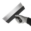 Шпатель из нержавеющей стали 300 мм, с зубом 8*8 мм INTERTOOL KT-2308
