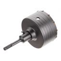 Сверло корончатое по бетону 105 мм + переходник SDS Plus 100мм INTERTOOL SD-7105