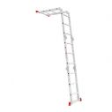 Лестница алюминиевая трансформер 4*3 ступ., 3,70 м INTERTOOL LT-0030