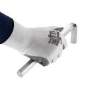 Перчатка синтетическая, покрытая нитрилом на ладони 10" INTERTOOL SP-0112
