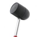Киянка резиновая 1250г. 90мм. черная резина, металлическая ручка  HT-0228