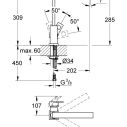 Смеситель для кухни Grohe eurocube 31255000
