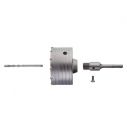 Сверло корончатое по бетону 105 мм + переходник SDS Plus 100мм INTERTOOL SD-7105