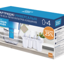 К-т универс.картриджей (3+1) шт Ecosoft для фильтр-кувшинов
