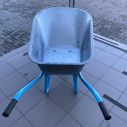 Тачка 1 колесная усиленная рама WB6418-1 110/200 л 250 кг Forte